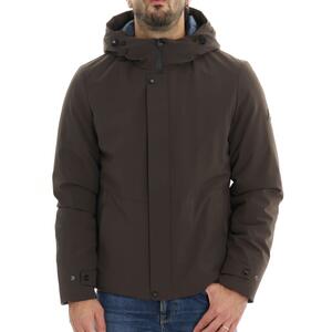GIUBBOTTO PARKA SHORT MARRONE